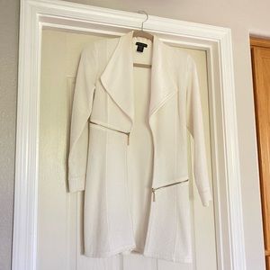 White Jacket with zipper details